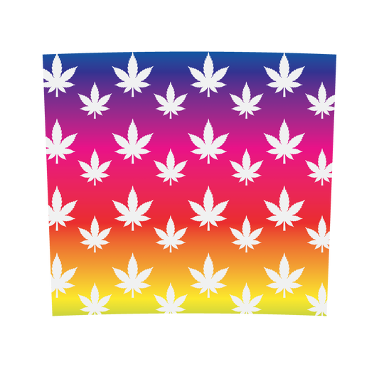 Pride Pot Leaf 20 oz tumbler